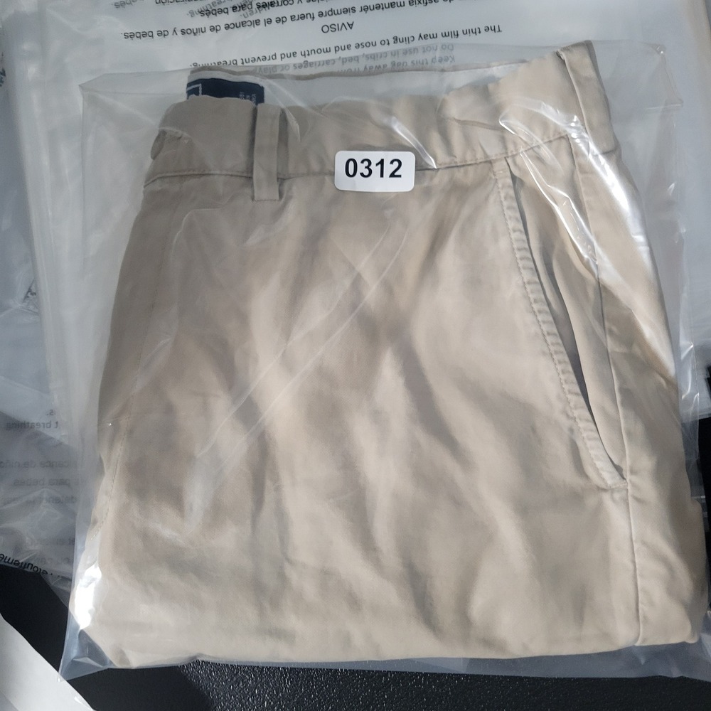 Polo Ralph Lauren Chino Shorts Mens 35 Khaki Tan Cotton Twill Classic Fit - Picture 9 of 11